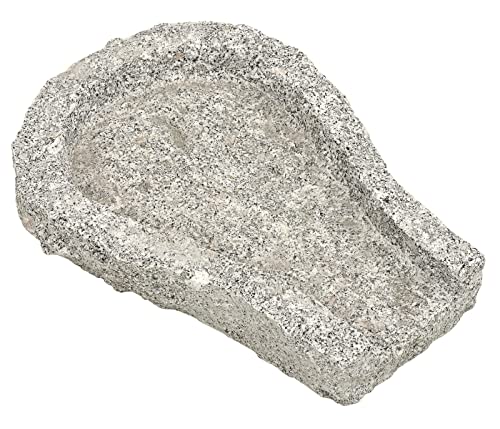 Dehner Bachlaufschale, konisch, ca. 50 x 36 x 9 cm, Granit, grau